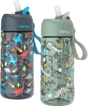 Garrafa Bentgo Kids Water - BGKDWB2-4 Dino Fossils (2 Unidades)