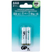 Pilha GPX 900 - AAA - 900MAH - 2 Unidades - Recarregavel