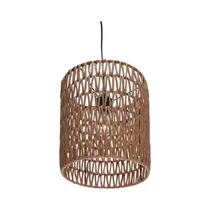 Lámpara Colgante KPM 030936 220V 57 CM Marrón