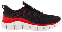 Tenis Olympikus Exito Masculino Preto/Vermelho