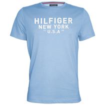 Camiseta Tommy Hilfiger Masculino MW0MW03573-459 M Celeste