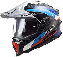 Capacete para Moto LS2 Explorer Carbon MX701 - Tamanho M (57-58) - Frontier Black Blue