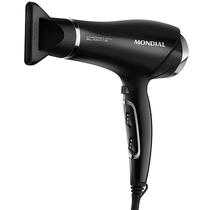 Secador de Cabelo Mondial Chrome Black SCN-04 de 2000W/Bivolt - Preto