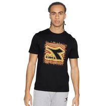 Diadora Ropas Remera 102179313-80013 Masculino 100% Algodon Freize Black