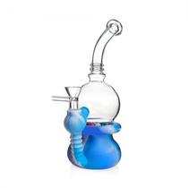 Bong de Vidro e Silicone Herb TX124 23CM