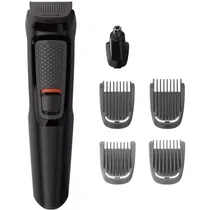 Aparador de Pelos Philips Multigroom MG3711/15 Bivolt/6 Em 1 - Preto