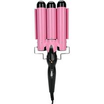 Onida Ondulador de Cabello ON-2675 Tri Ondas 180C-210C Negro/Rosa