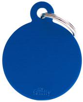 Medalha de Identificacao Myfamily Circulo Grande MFB18 - Azul