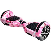 Scooter Star Hoverboard 6.5" Bluetooth/LED/Bolsa - Camuflagem Rosa