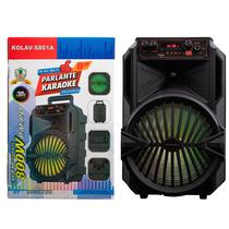 Speaker Kolav S801 8P" Recarregavel USB Radio FM Bluetooth