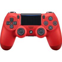 Controle Sony Dualshock 4, Playstation 4, PS4, Sem Fio, Micro USB, Original, Vermelho