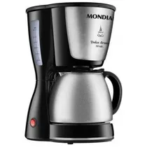 Cafeteira Mondial Dolce Arome C-37JI-30X para Até 30 Xícaras/220V - Preto/Prata