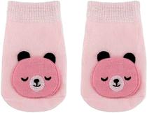 Meias Sapatilha Antiderrapante Urso Buba - 14543 Rosa - P