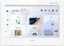 Monitor Vídeo Porteiro Hikvision DS-KH9310-WTE1(B) Tela de 7"