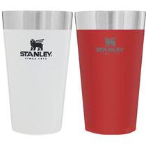 Set de Vasos Termicos Stanley Blanco/Rojo 473ML