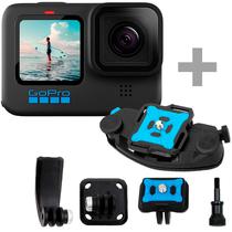 Camera de Acao Gopro Hero 10 Black CPKG1 CHDHX-102-RT + Suporte Telesin GP-JFM-004