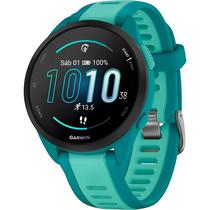 Smartwatch Garmin Forerunner 165 Music 010-02863-32 com 42MM / Tela Amoled / 5 Atm / Wi-Fi - Turquoise/ Aqua