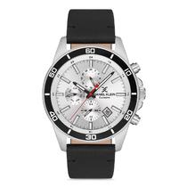 Relogio Analogico Masculino Daniel Klein DK.1.12736-1 Exclusive Gents / Pulseira de Couro Genuino - Preto/Prata