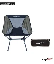 Maxgo Silla Plegable CADEIRA-8-G Gris