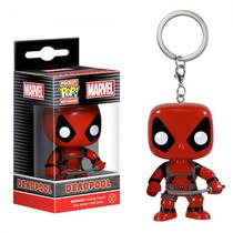 Chaveiro Funko Pocket Pop Keychain Marvel Deadpool Vermelho