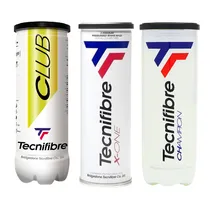 Bola de Tênis Tecnifibre X-One / Club / Champion / Tubo com 3 Unidades