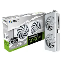 Placa de Vídeo RTX-5060TI 8GB GDDR7 128BIT Palit White Oc NE7506TU19P1-GB2062M