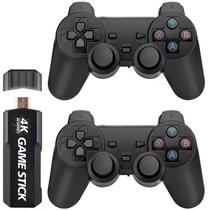 Consola Game Stick X2 64GB / 2GB Ram / 3D / 2.4G / + 4000 Juegos com 2 Controles - Negro