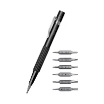Kit de Puntas Con Destornillador Tipo Bolígrafo Satellite A-KS131 13 Piezas
