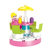 Juguete de Construcción Cogo Girls 4546 Happy Amusement Park 610 Piezas