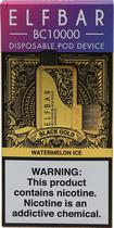 Vape Descartavel Elf Bar BC10000 Black Gold Watermelon Ice - 10.000 Puffs