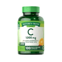 Vitaminas Nature's Truth Vitamina C 1000MG Bioflavonoides & Rosa Mosqueta 100 Cápsulas