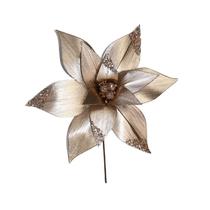 Flor Navidena Santini 140-4101079 35 X 38 CM Rose Gold