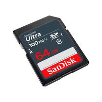 Cartao de Memoria Sandisk Ultra SDXC 64GB 100MB/s Classe 10 - SDSDUNR-064G-GN3IN