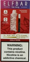 Vape Descartável Elf Bar 40K Nic King Chilly River 40000 Puffs