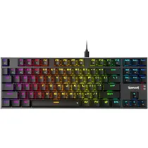 Teclado Gamer Mecânico Redragon Dharma TKL K660 80% RGB USB-C Switch Red - Black (Inglês)