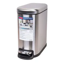 Lixeira de Aço Inox 5L