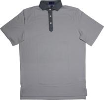 Outlet Camiseta Polo Stitch 3474 Masculina Cinza - Branco