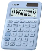 Calculadora Casio MS-20UC (12 Dígitos) - Azul Ceu
