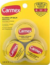 Balsamo Labial Carmex Classic Lip Balm Medicated 7.5G (3 Unidades)