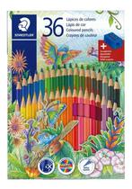 Staedtler Lapiz Mina Suave X 36 Colores Resistentes