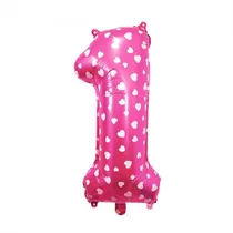 Balao Numero 1 Pink 16 Polegadas