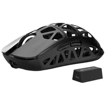 Mouse Gamer Attack Shark R2 Liga de Magnésio PAW3950 Sem Fio - Preto