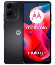 Celular Motorola Moto G24 XT-2423-3 128GB / 4GB Ram / Dual Sim / Tela 6.56 / Cam 50MP - Preto