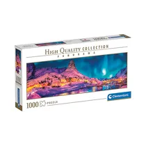 Rompecabezas Clementoni 39747 Colorful Night Over Lofoten Islands 1000 Piezas