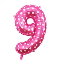 Balao Numero 9 Pink 32 Polegadas