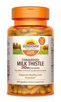 Sundown Naturals Milk Thistle 240MG (60 Capsulas)