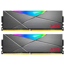 Memoria Ram Adata XPG Spectrix D50 DDR4 32GB (2X16GB) 3200MHZ RGB AX4U320016G16A-DT50 - Cinza