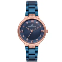 Relógio Feminino Daniel Klein DK.1.12548-5 Premium Blue/Rose Gold