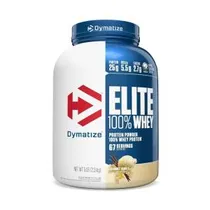 Whey Protein Elite 100% Whey Protein Dymatize 5LB 2.3KG Vanilla Gourmet