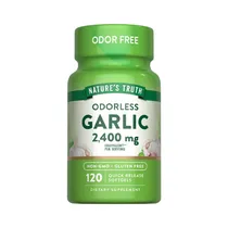 Vitamina Nature´s Truth Odorless Garlic 2400MG 120 Cápsulas